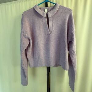 Lululemon Athletica Lavender Knit Sweater